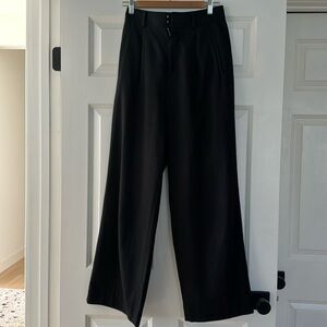 Everlane way high drape pant, black 4S